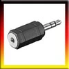 Goobay Ausinių adapteris, AUX lizdas, 3,5 mm kištukas į 2,5 mm kištuką, ABS, juodas, 3,5 mm, 2,5 mm, juodas
