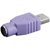 USB adapteris Goobay USB - PS / 2 violetinė (68918)