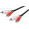 Wentronic Kabelis PremiumCord RCA (Cinch) x2 - RCA (Cinch) x2 10m juoda (kjackcmm2-10)