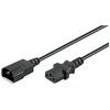 IEC C13 - C14 maitinimo kabelis Goobay juoda 1m