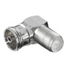 Goobay goobay F-Adapteris Buchse->Koaxial mėlynas 90° - 12237