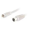 Antenos jungtis gn TV - wt F Goobay Balta 5m