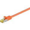 Goobay Wentronic goobay - Komutacinis kabelis - RJ-45 (M) iki RJ-45 (M) - 10,0m - SFTP, PiMF -Cat.7 neapdorotas kabelis - Be halogenų, formos - Oranžinis (91642)