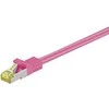 Goobay Wentronic goobay - Patch- Kabelis - RJ- 45 (M) iki RJ- 45 (M) - 3,0 m - SFTP, PiMF - Cat.7 RohCable - be halogenų, formos, be Haken - Magenta (91614)