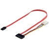 Goobay kompiuterio duomenų kabelis, 1.5/3/6 Gbit/s, SATA III, SATA 7 kontaktų, SATA 7 + 15 kontaktų, kištukas/kištukas, juodas, raudonas, geltonas, tiesus