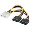 Wentronic Goobay Molex – SATA x2, 0,13 m, kelių stipinų (68524)