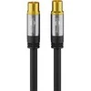 Goobay goobay TV antena cable 135dB juodas 2m -4x shielded