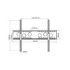 Hagor Sienos laikiklis WH 85 F-HD 55 "- 110" '