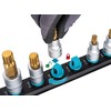 Hazet Hazet SmartRail 1/2 socket set, hexagon socket, 8 pieces (juodas, 6mm - 17mm, short)