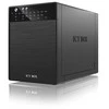 Serveris ICY BOX IB-RD3640SU3 Išorinis 4x3,5 colio USB 3.0 eSATA Host RAID 0 1 3 5 10 Juodas