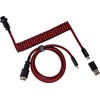 Klaviatūros laidas Keychron Premium Coiled (Raudonas)