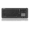 Icy Box KeySonic klaviatūra waterproof, touchpad, USB, industrial IP68, Juodas