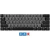 Klaviatūra Sharkoon Keychron Rykliai DAUGIAU SAC20 S4, keycap (juoda, 62 vienetų, ANSI išdėstymas (US), SKILLER SGK50 S4)