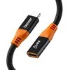 USB Prailginimo Laidas - LINDY USB 3.2 5Gbps C/C Aktyvus Prailginimo Laidas, 5 m, Juodas