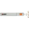 USB Priedas - LINDY USB C Prievado Blokatorių Rinkinys, 4 vnt + raktas, ABS, Oranžinis