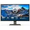 Monitorius Philips 439P1/00, 42.5" 4K UHD (3840x2160) VA, 60Hz, USB-C (65W), iškylanti internetinė kamera, KVM, garsiakalbiai