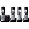 „Panasonic“ belaidis telefonas KX-TG6824GB Quattro – juodas