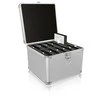 ICYBOX IB-AC628 Icy Box Aliuminio lagaminas 2,5 ir 3,5 HDD, Sidabrinis