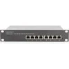 Šakotuvas Digitus Skaitmenas | 8 prievadų Gigabit Ethernet PoE jungiklis | DN-95317 | Nevaldomas | Montuojamas ant stovo | Maitinimo tipas Vidinis
