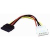 Sharkoon SATA Stromadapter (juodas, 15cm)