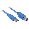 USB laidas Sharkoon USB-A - USB-B 2 m juoda (4044951015641)