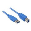 USB kabelis Sharkoon USB-A - 5 m Juodas (4044951015665)