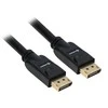 Sharkoon Kabelis Displayport 1.3 (Stecker > Stecker) 4K (juodas, 1 Meter)