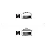 Sharkoon 0.25m Cat.6 S/FTP - 0.25 m - Cat6 - S/FTP (S-STP) - RJ-45 - RJ-45 - Raudona
