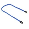 Sharkoon Sata III Kabelis sleeve (blau, 30 cm)