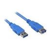 Sharkoon Kabelis USB 3.0 Verlängerung 3,0m juodas