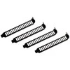 SilverStone SST-Aeroslots-BP PCI Slotblenden, 4 pcs – juodas