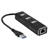 „SilverStone“ USB HUB 1x RJ-45 + 3x USB-A 3.0 (SST-EP04)