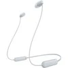 Belaidės į ausį įdedamos ausinės Sony WI-C100, Baltos