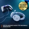 Ausinės žaidimams su mikrofonu SteelSeries Arctis Nova 1P Over-Ear, Baltos spalvos