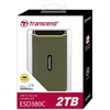 TRANSCEND ESD380C 2TB Išorinis kietasis diskas SSD USB 3.2 Gen 2 Type C