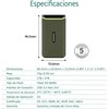 TRANSCEND ESD380C 2TB Išorinis kietasis diskas SSD USB 3.2 Gen 2 Type C