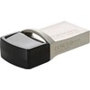 TRANSCEND 128GB USB3.0 Pen Drive OTG Type A&C Sidabrinis