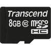 Atminties kortelė TRANSCEND 8GB micro SDHC kortelė, 10 klasė (be dėžutės / adapterio)