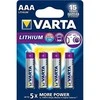 Varta Ultra Lithium AAA 1,5V 1100mAh elementas 6103, 4 vnt.