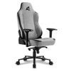 Žaidimų kėdė Sharkoon SGS40 Fabric Skiller Gaming Chair, Juoda-pilka