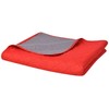 131555 Double-sided Quilted Bedspread Raudona and Pilkas 170x210 cm