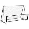 2-1 Futbolo vartai su atmušimo sienele, 202x104x120cm, plienas