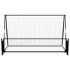 2-1 Futbolo vartai su atmušimo sienele, 202x104x120cm, plienas