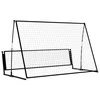 2-1 Futbolo vartai su atmušimo sienele, 202x104x120cm, plienas