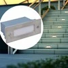 Įleidžiami laiptų pakopų LED šviestuvai, 2vnt., 44x111x56mm