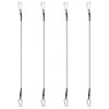 310252 Ropes with Carabiner 4 pcs Rubber