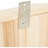 314820 Bat House Solid Firwood 30x20x38 cm