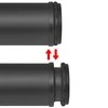 Reguliuojamo aukščio stalo kojos, 4vnt., juodos spalvos, 710mm