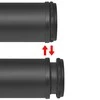 Reguliuojamo aukščio stalo kojos, 4vnt., juodos spalvos, 870mm
