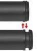 Reguliuojamo aukščio stalo kojos, 4vnt., juodos spalvos, 710mm